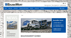 Desktop Screenshot of baumawert.de